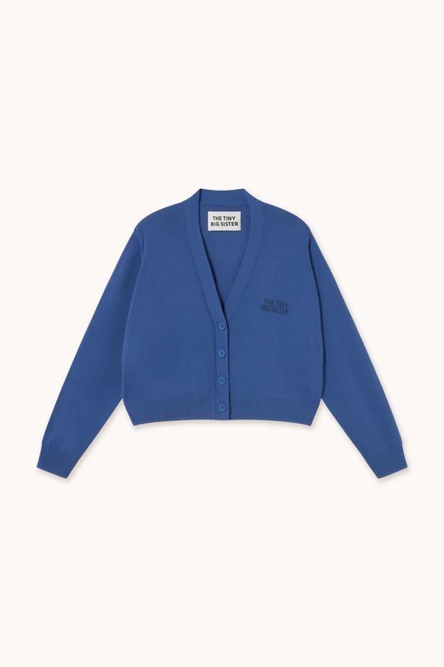 타이니코튼 크롭 브이넥 니트 카디건 라라 SS25-775M86 ONE COLOR - 메인 이미지