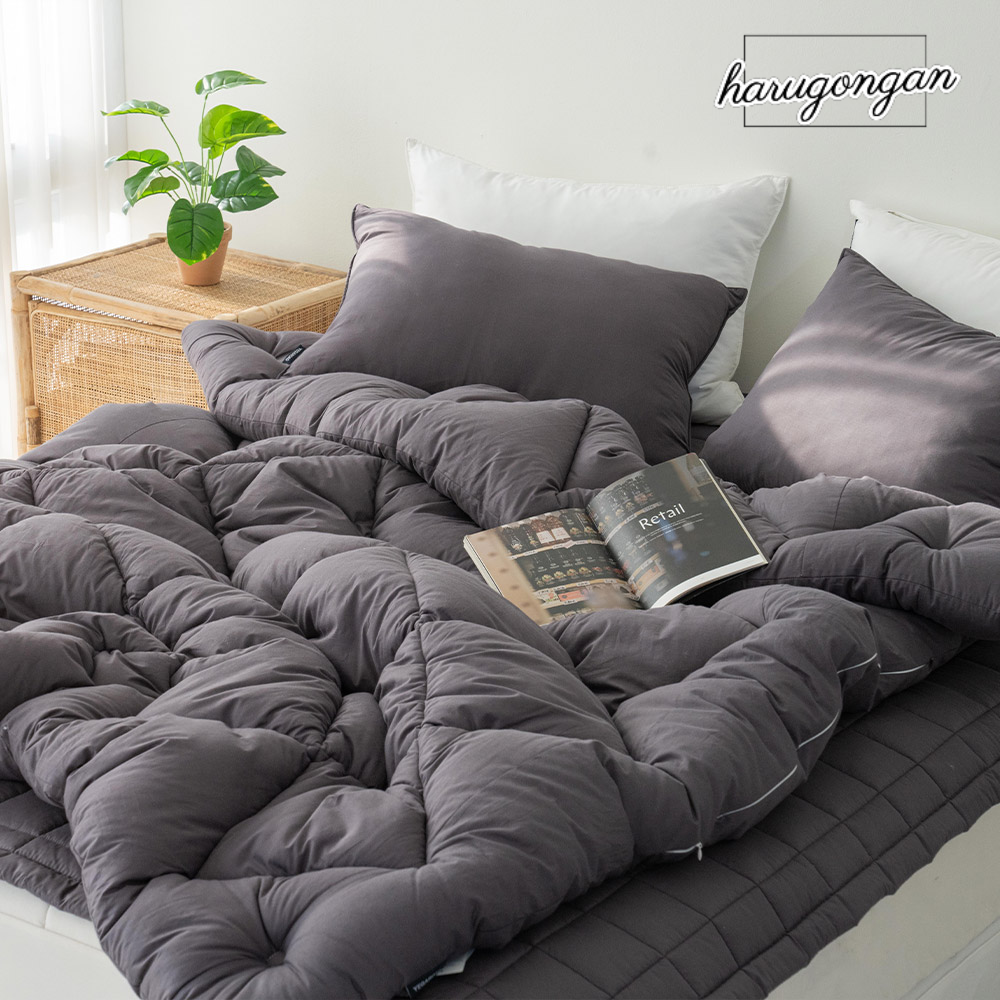 하루공간 몽글 60수 순면 차렵이불,베개커버,패드 세트-5가지컬러