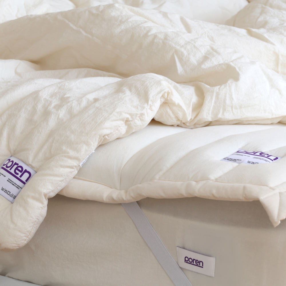 포렌 더험블 오가닉 광목 차렵이불 화이트, SS(슈퍼싱글)