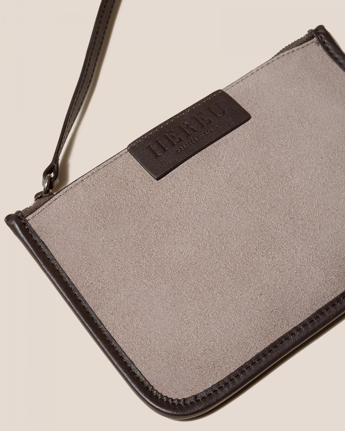 헤레우 CALELLA 스웨이드 가죽 토트백 8633277088076 GREY DARK BROWN - 상세 이미지 5
