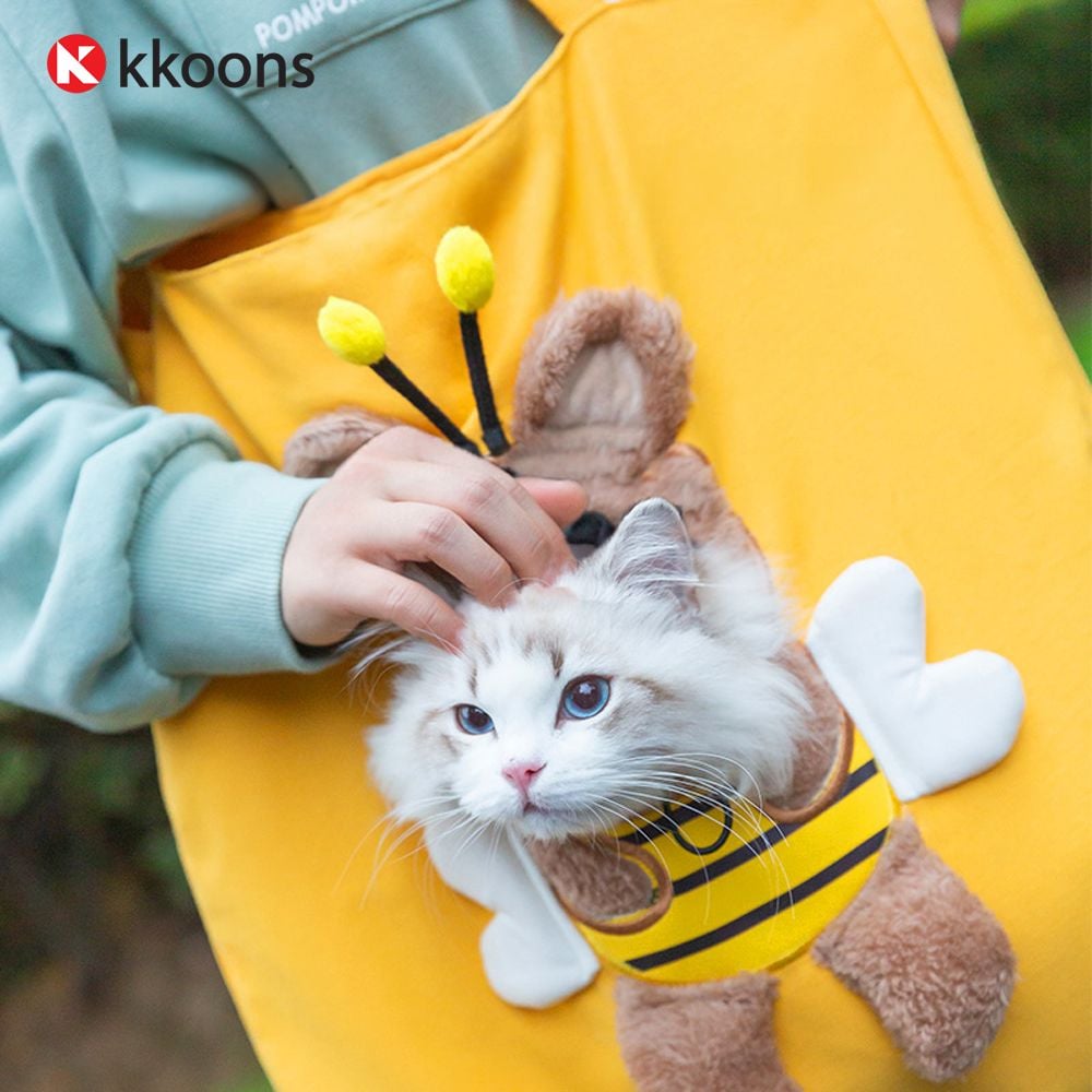 펫 캐리어 반려동물 가방 고양이 소형견 산책 이동 에코백 3종 - 상세 이미지 2