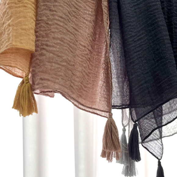 시스루 여자 롱쁘띠 숄스카프 브리즈 간절기 숏머플러 봄여름가을겨울 데일리 오피스 리조트룩