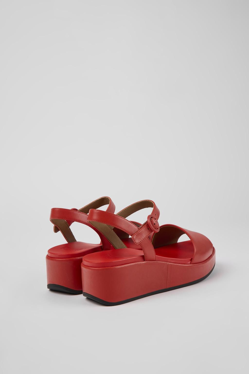 캠퍼 레드 스트랩 미시아 플랫폼 샌들 Misia K200564-030 RED - 상세 이미지 3