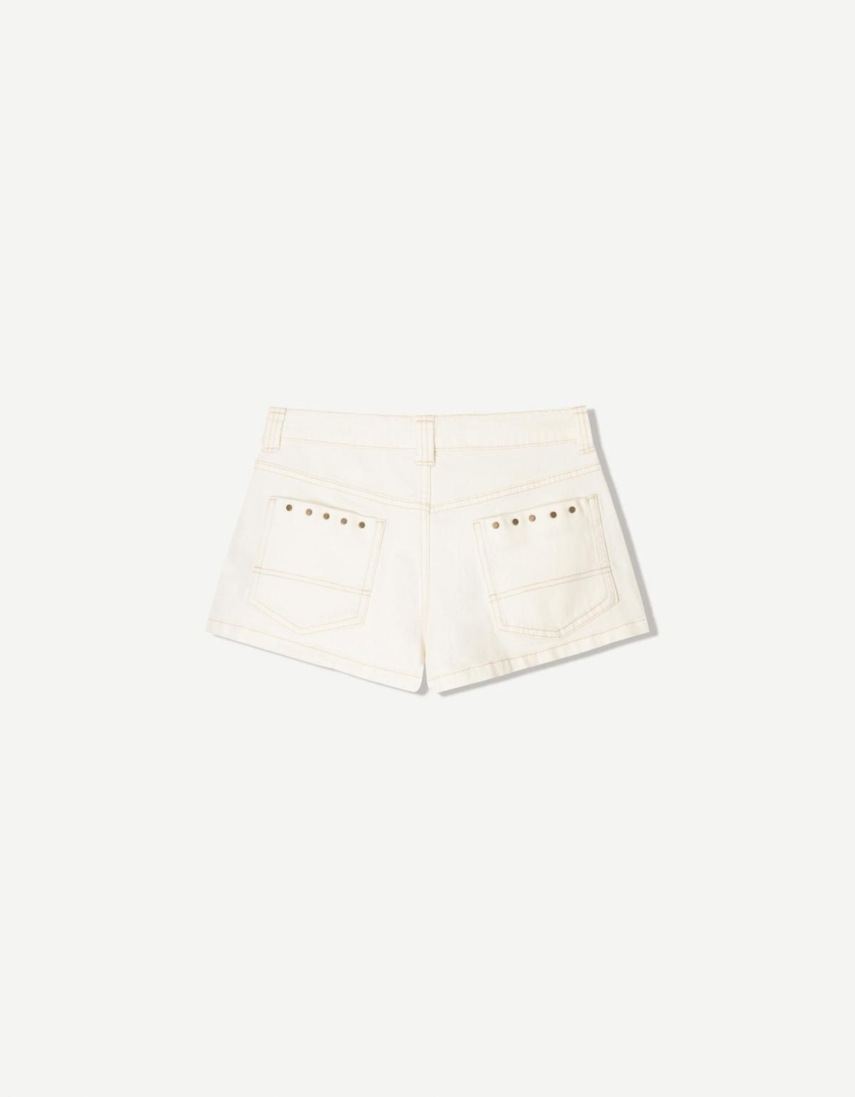 버쉬카 스터드 디테일 볼륨 숏팬츠 3324/335 OFF WHITE - 상세 이미지 2