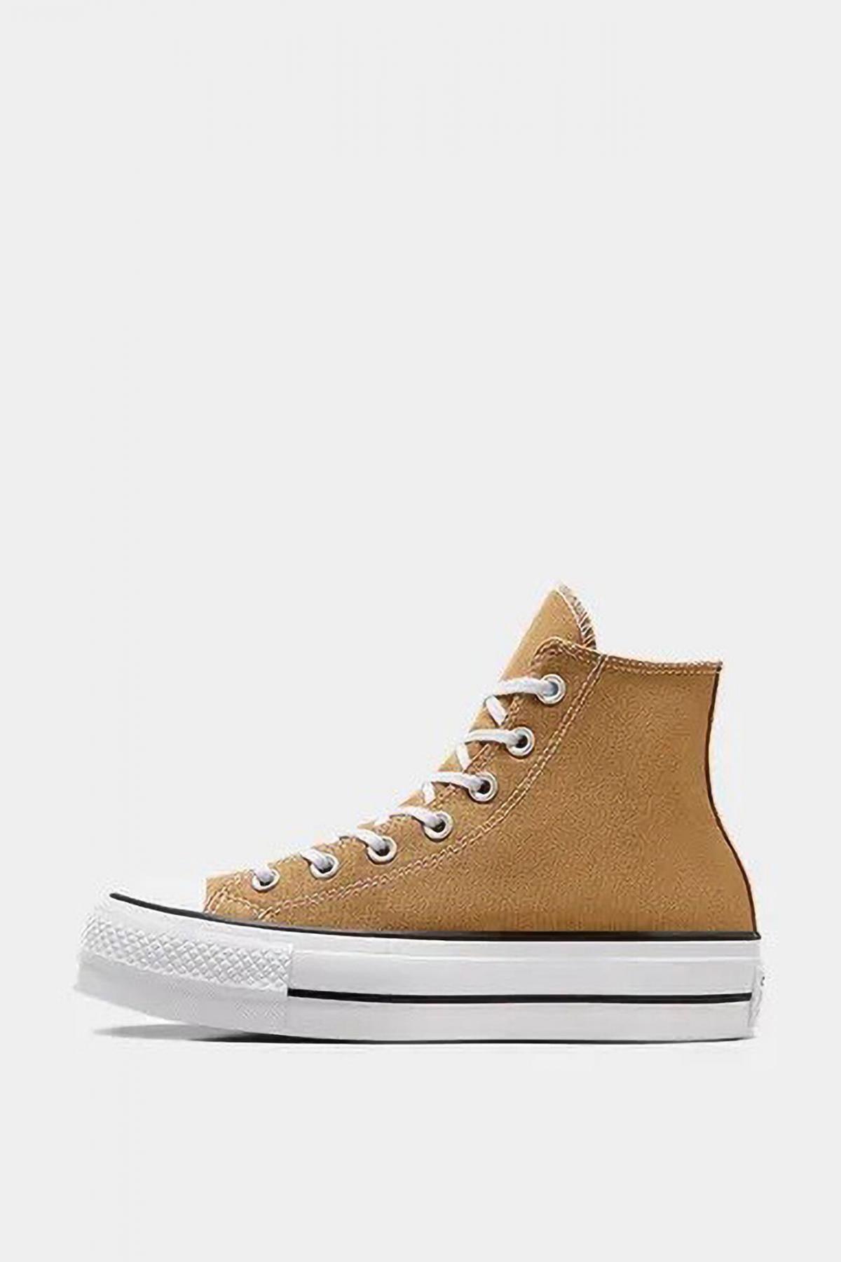 컨버스 플랫폼 하이탑 캔버스 스니커즈 Chuck Taylor All Star 9202075 BEIGE - 상세 이미지 3