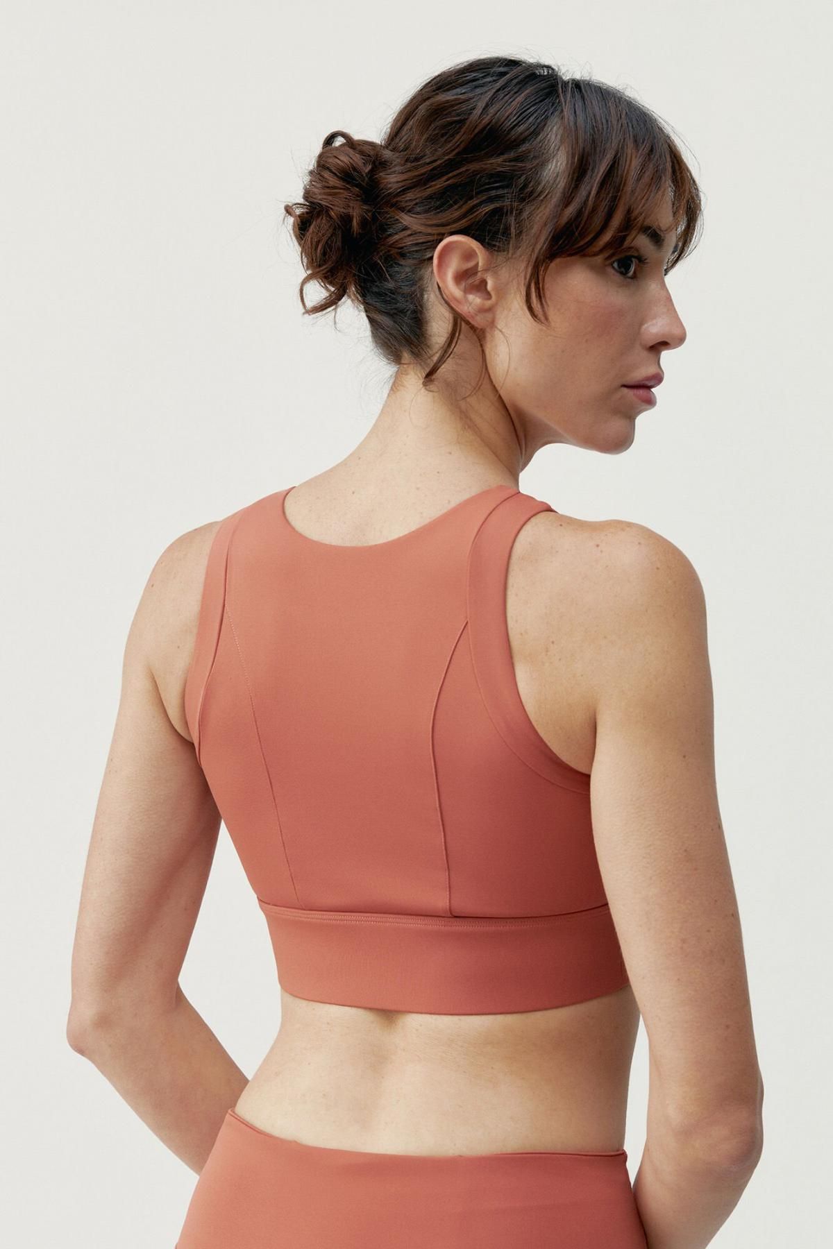 본리빙요가 하이서포트 테크니컬 스포츠 브라탑 Top deportivo Esme 8189539 NARANJA - 상세 이미지 2