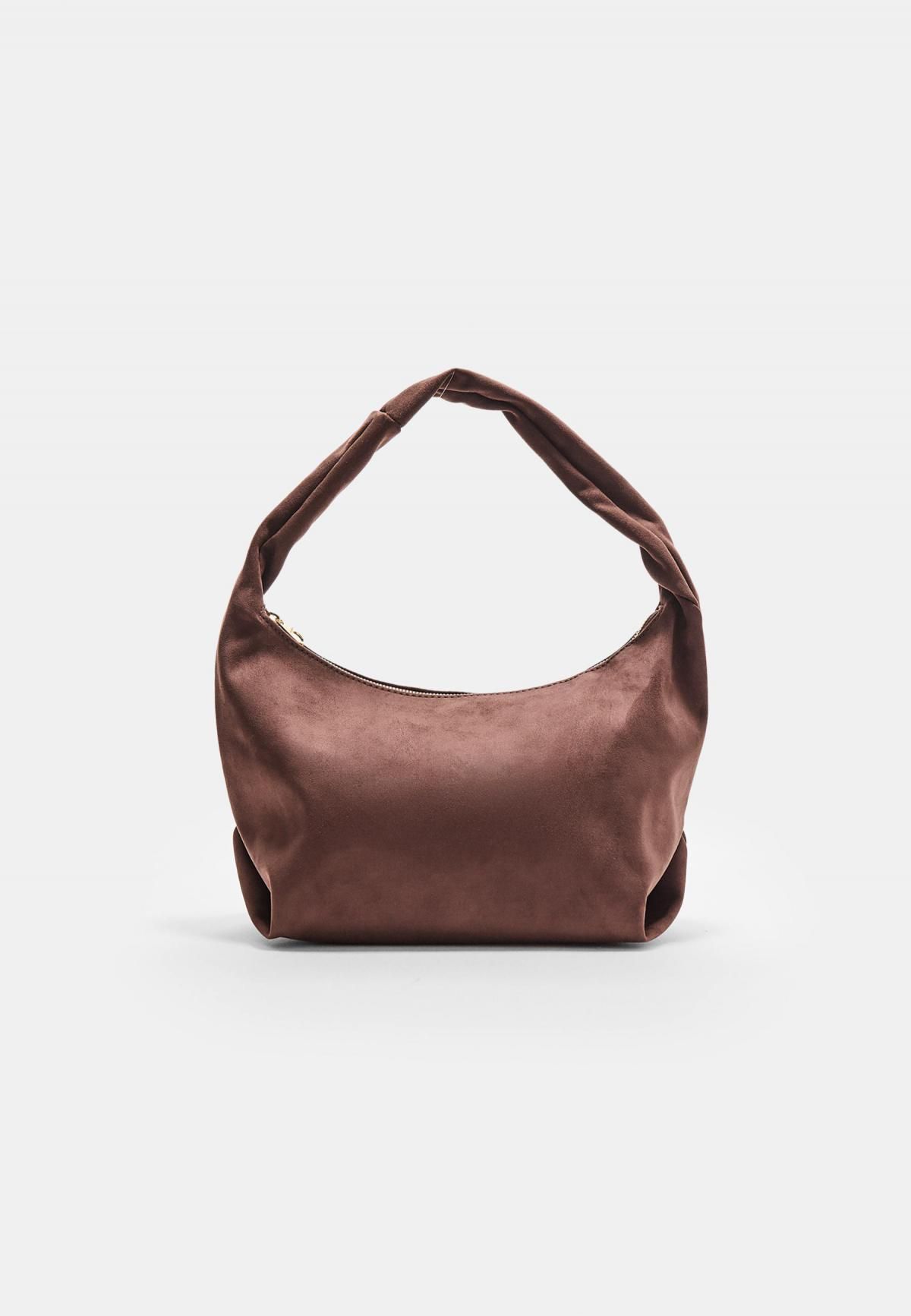 스트라디바리우스 스트랩 디테일 소프트 호보 숄더백 0986/801 BROWN - 메인 이미지
