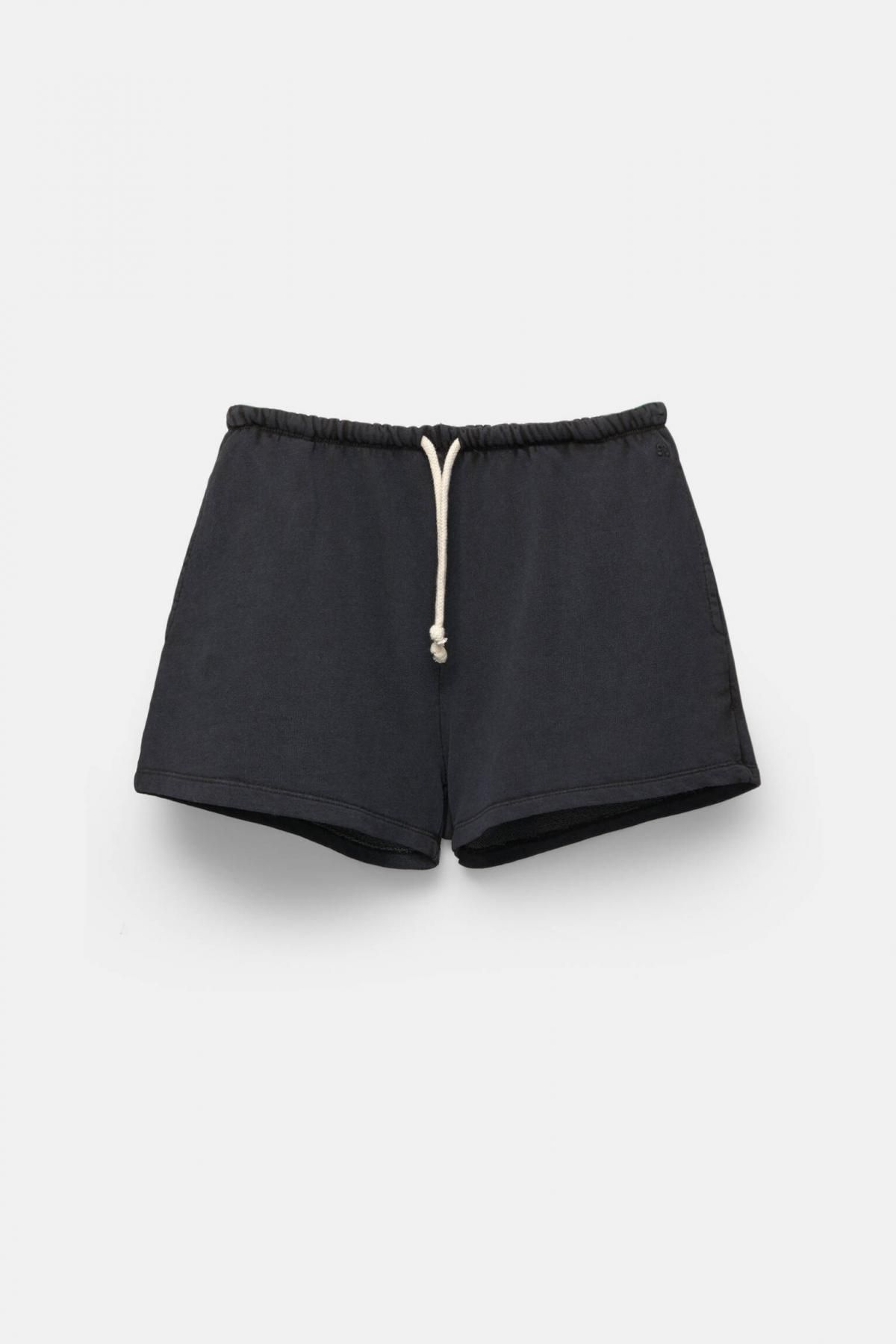 풀앤베어 테크니컬 조거 면 트랙 버뮤다 쇼츠 3696/301 BLACK - 상품 이미지