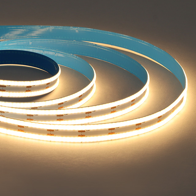 더쎈 LED 플렉시블 더블베디 COB 슬림 투라인바 24V 10M 3color 면발광 간접등 경관조명 줄네온 이미지 8