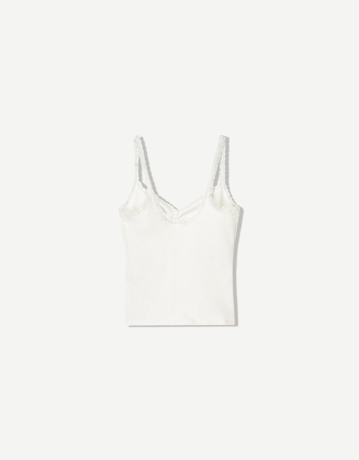 버쉬카 스트랩 레이스 탑 3942/443 OFF WHITE - 상세 이미지 2