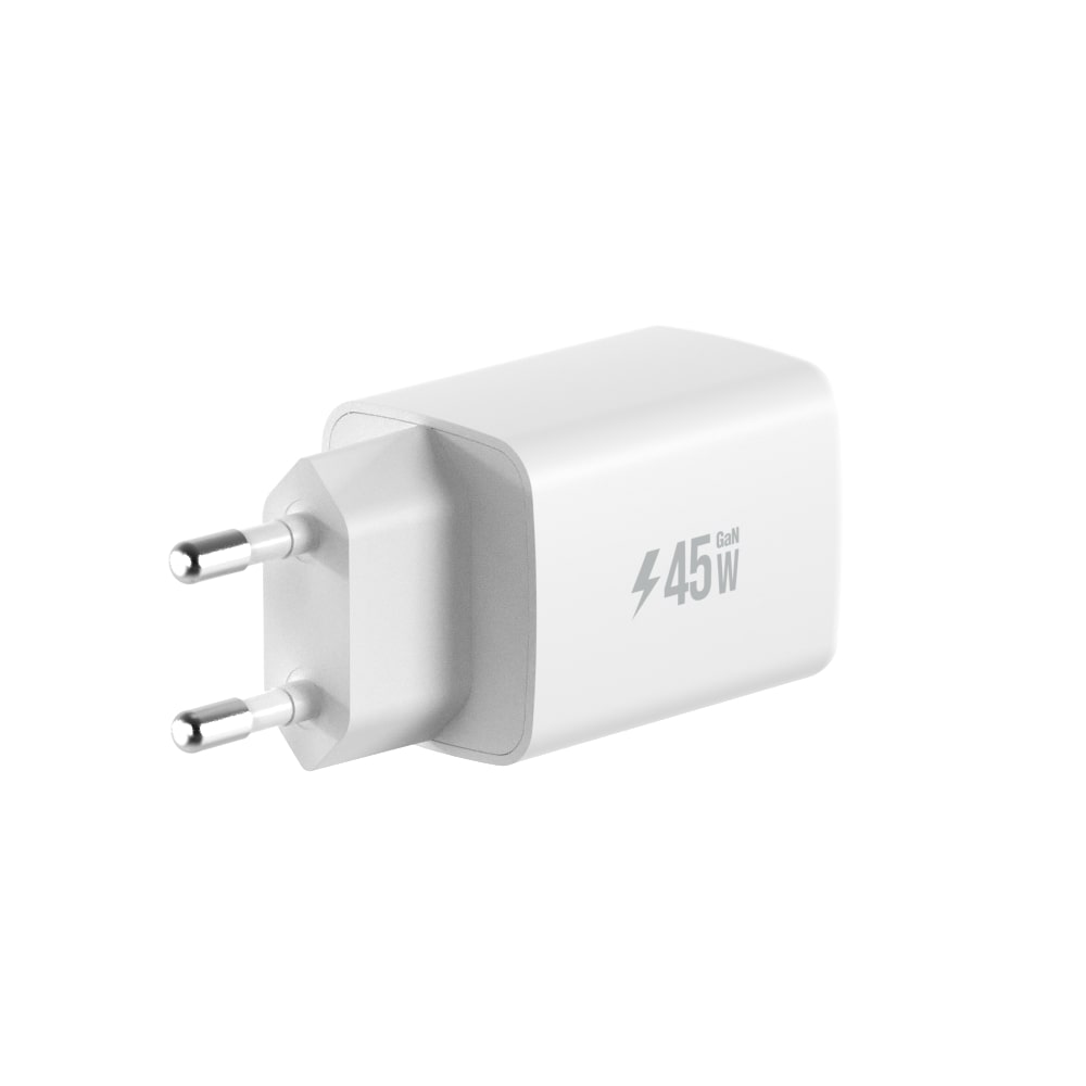 파우트 45W PD 3.0 PPS GaN 초고속 멀티 충전기 어댑터 화이트 - 상세 이미지 2
