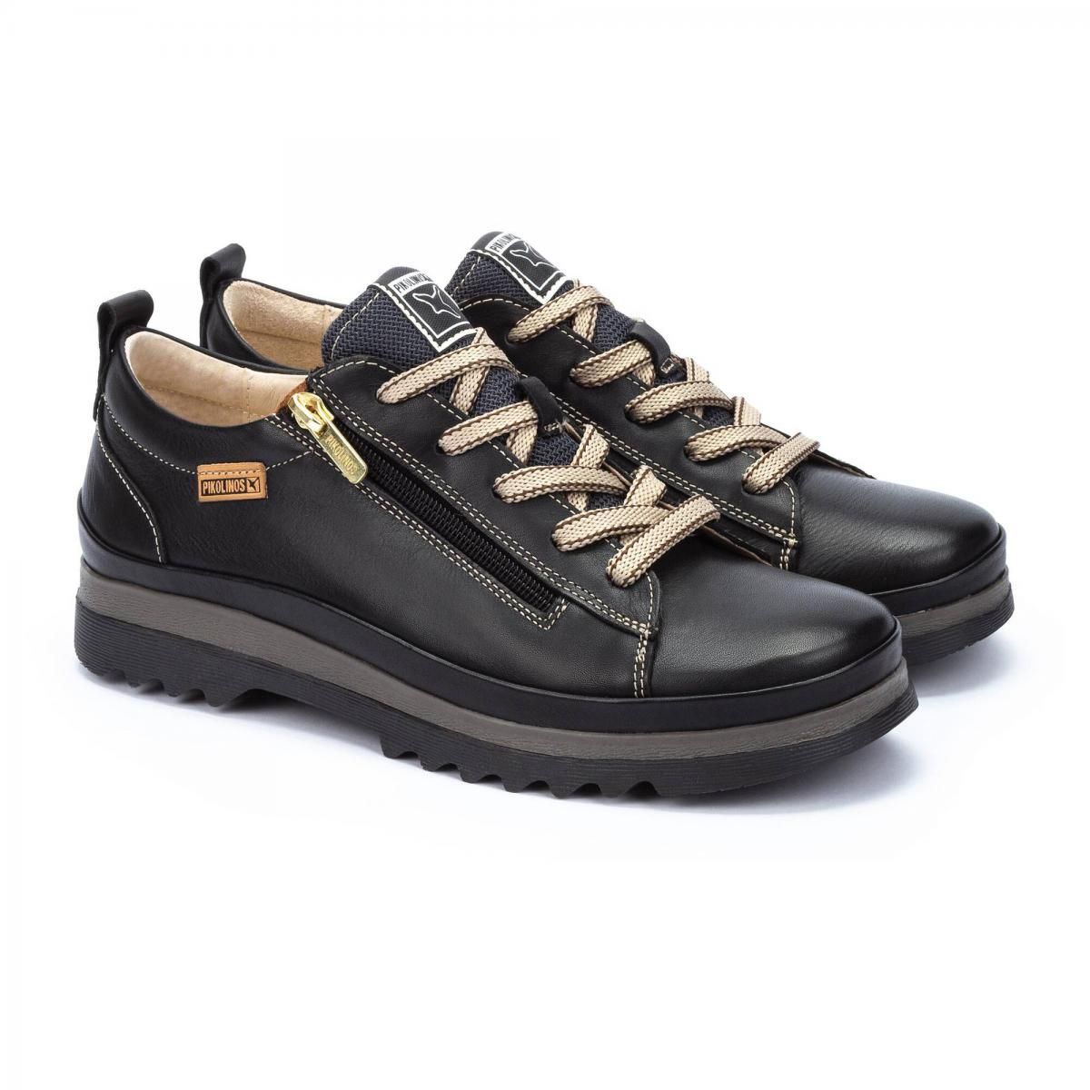 피콜리노스 컴포트 지퍼 로우탑 스니커즈 VIGO W3W-6979ST BLACK - 상세 이미지 2