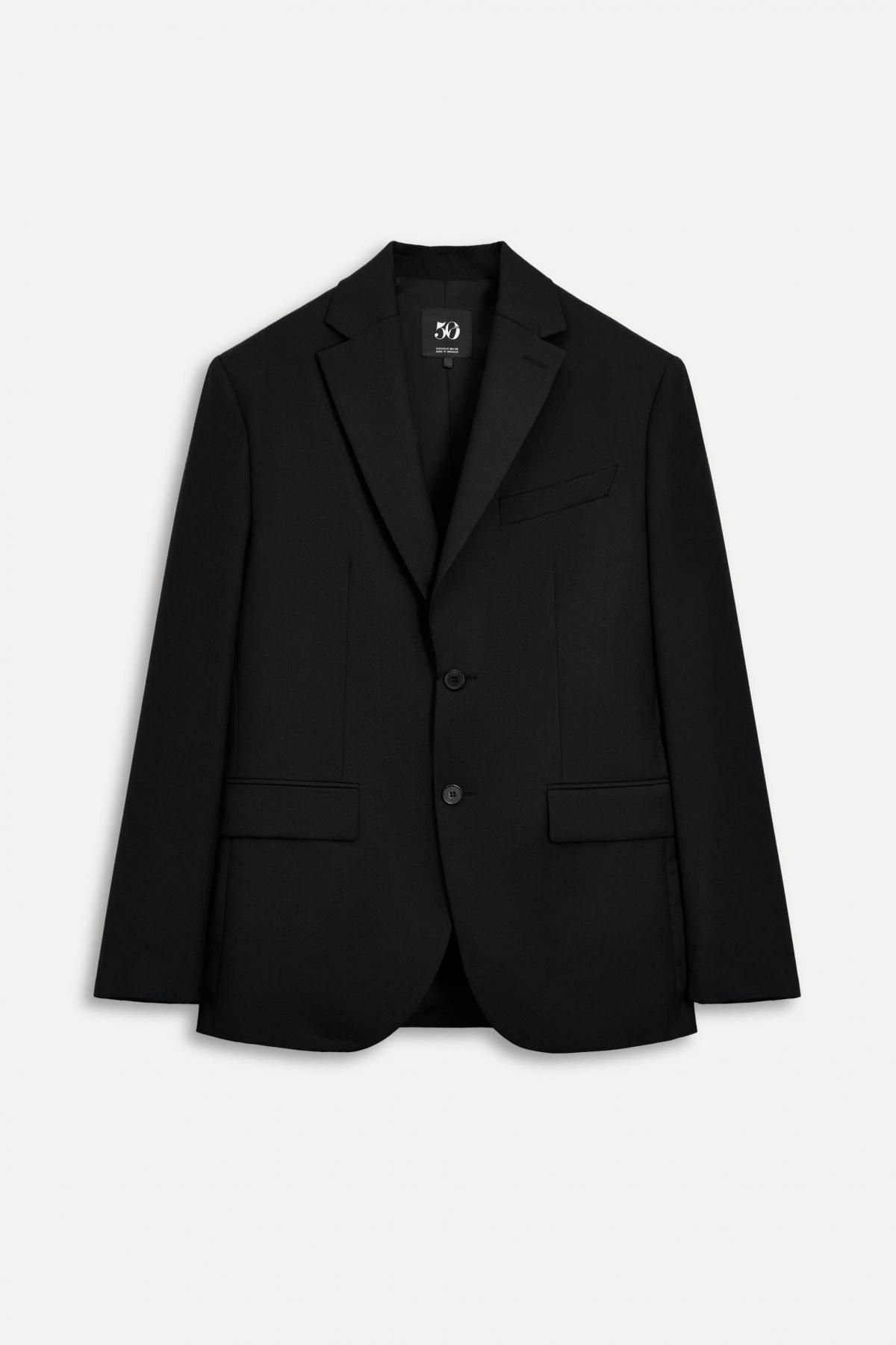 자라 오버사이즈 울블렌드 테일러드 블랙 블레이저 3363/461 BLACK - 메인 이미지