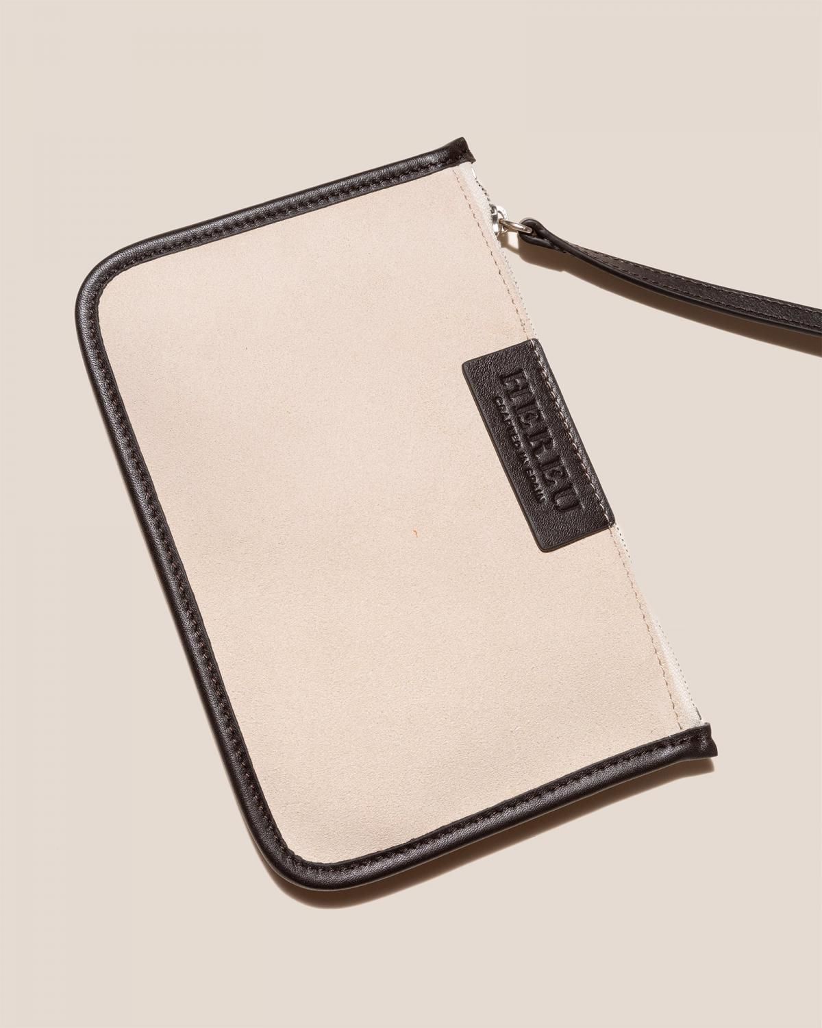 헤레우 CALELLA 프리미엄 스웨이드 가죽 토트백 7886808285400 BEIGE DARK BROWN - 상세 이미지 5