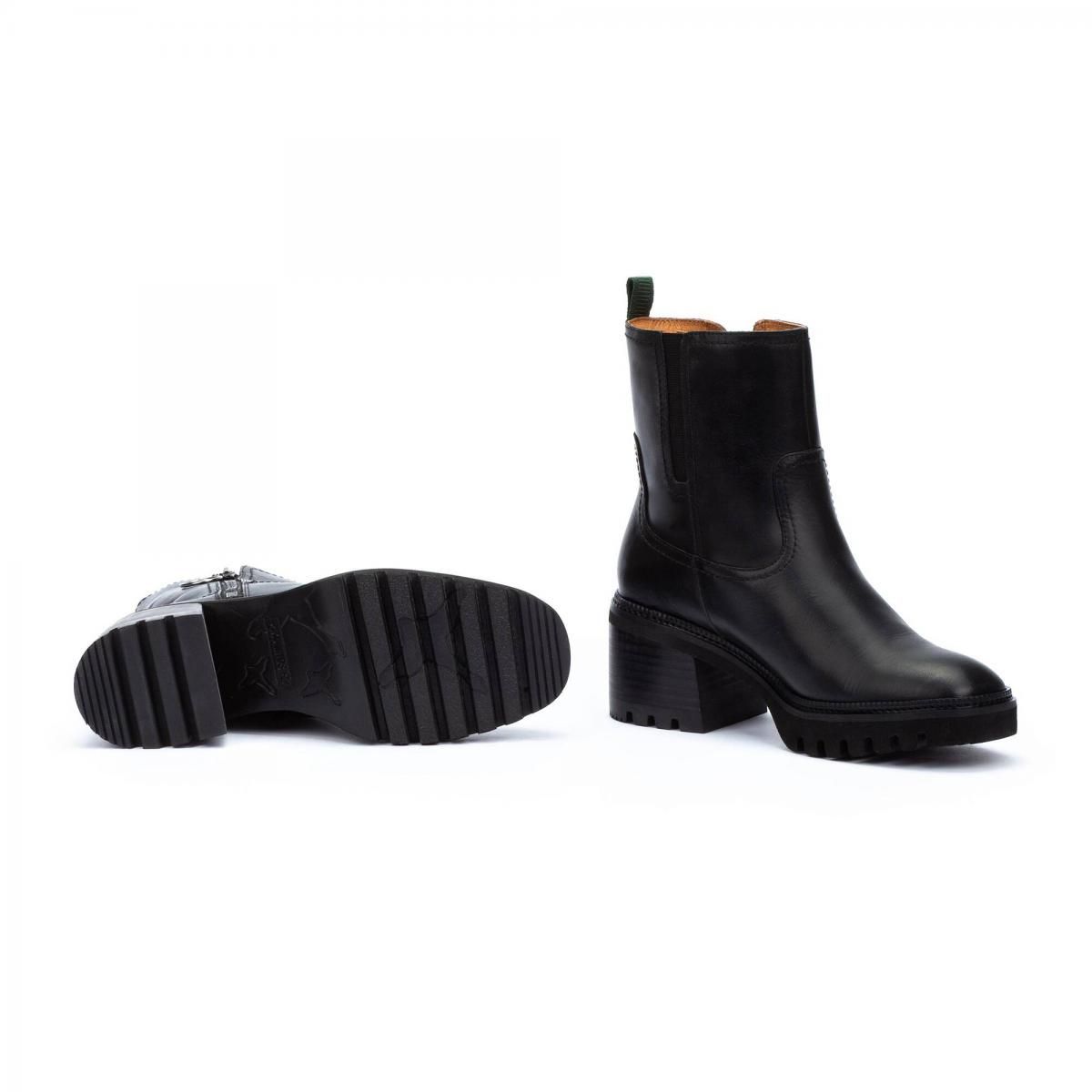 피콜리노스 논슬립 지퍼 미들힐 앵클부츠 Valladolid W5D-8942 BLACK - 상세 이미지 5