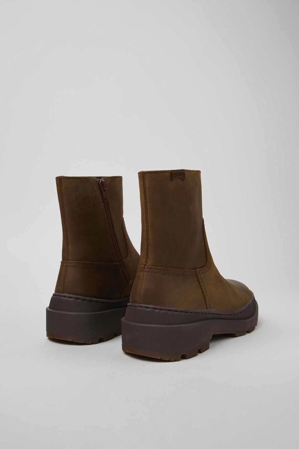 캠퍼 테크니컬 브라운 누벅 앵클부츠 Brutus Trek K400782-005 BROWN - 상세 이미지 3