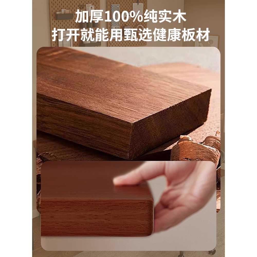 원룸 컴퓨터 책상 목재 학생용 게임 서재 테이블 가구 80x60x75 - 상세 이미지 4