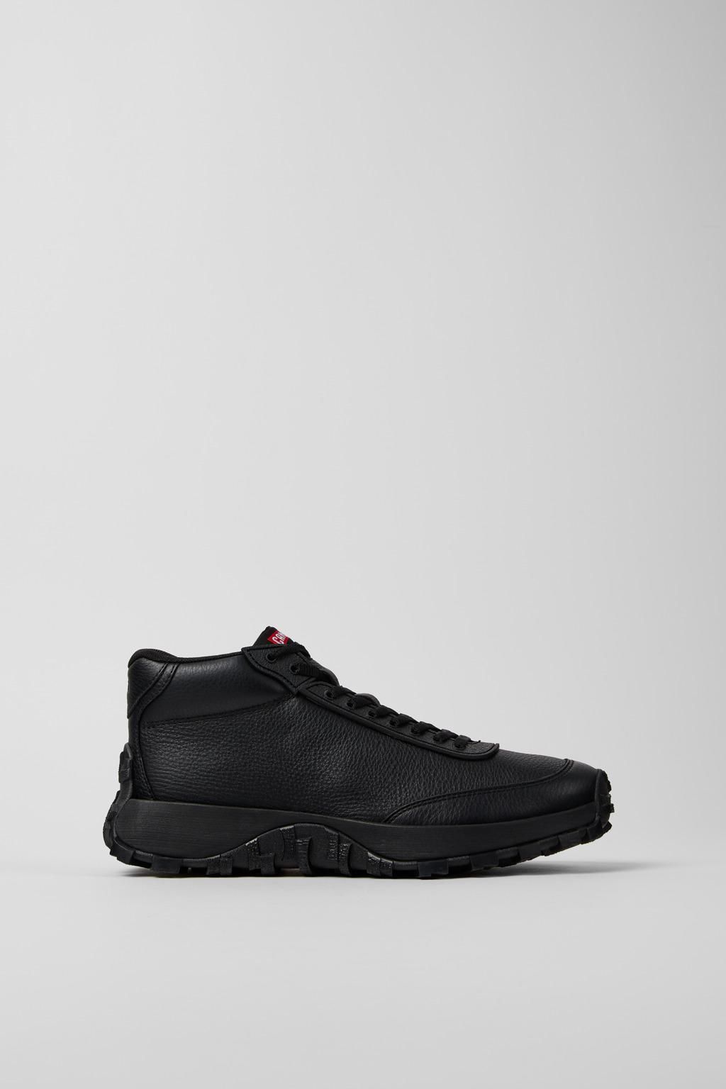 캠퍼 테크니컬 블랙 레더 하이탑 스니커즈 Drift Trail K400795-001 BLACK - 메인 이미지