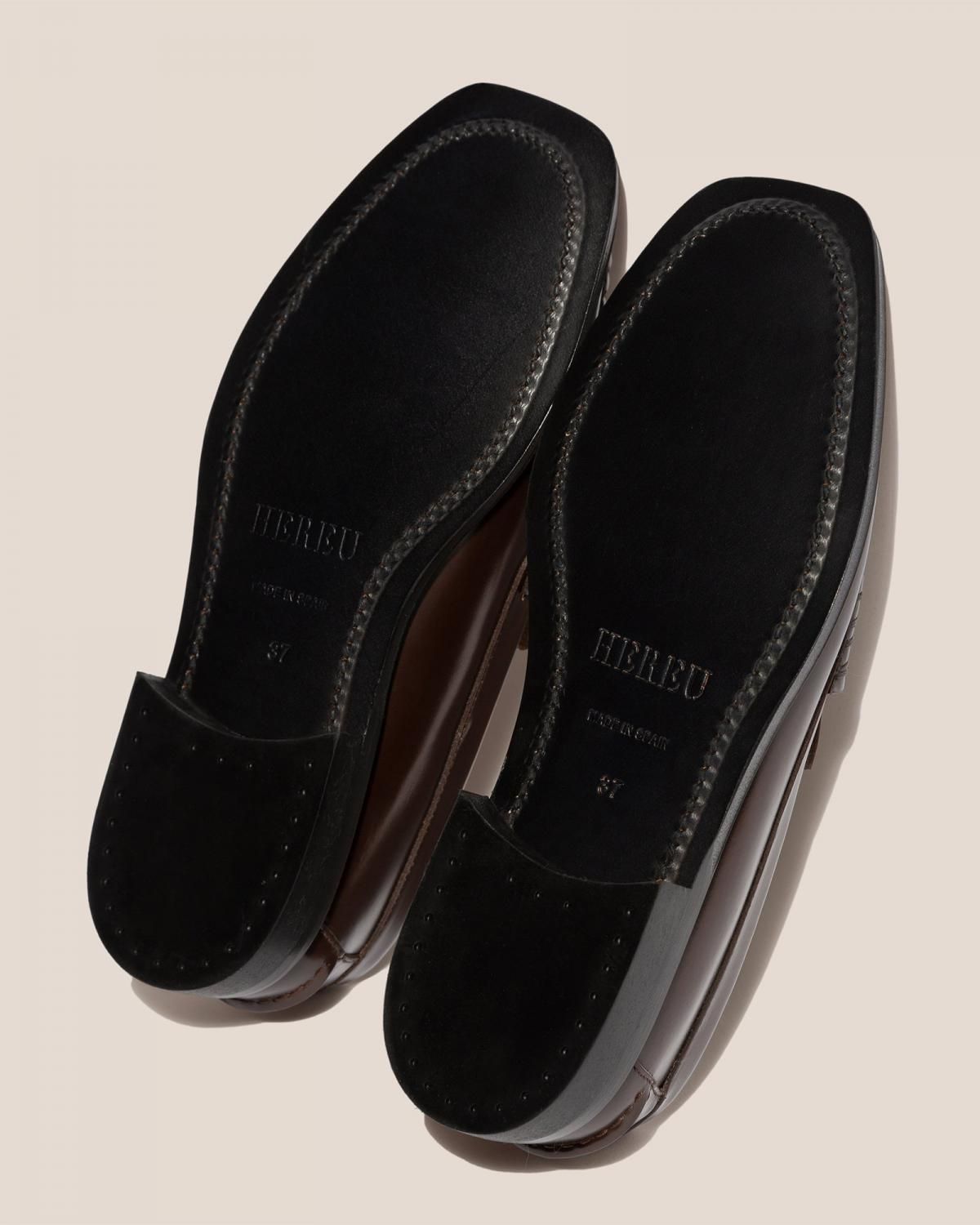 헤레우 놈벨라 인터우븐 슬립온 로퍼 7697071177944 DARK BROWN - 상세 이미지 4