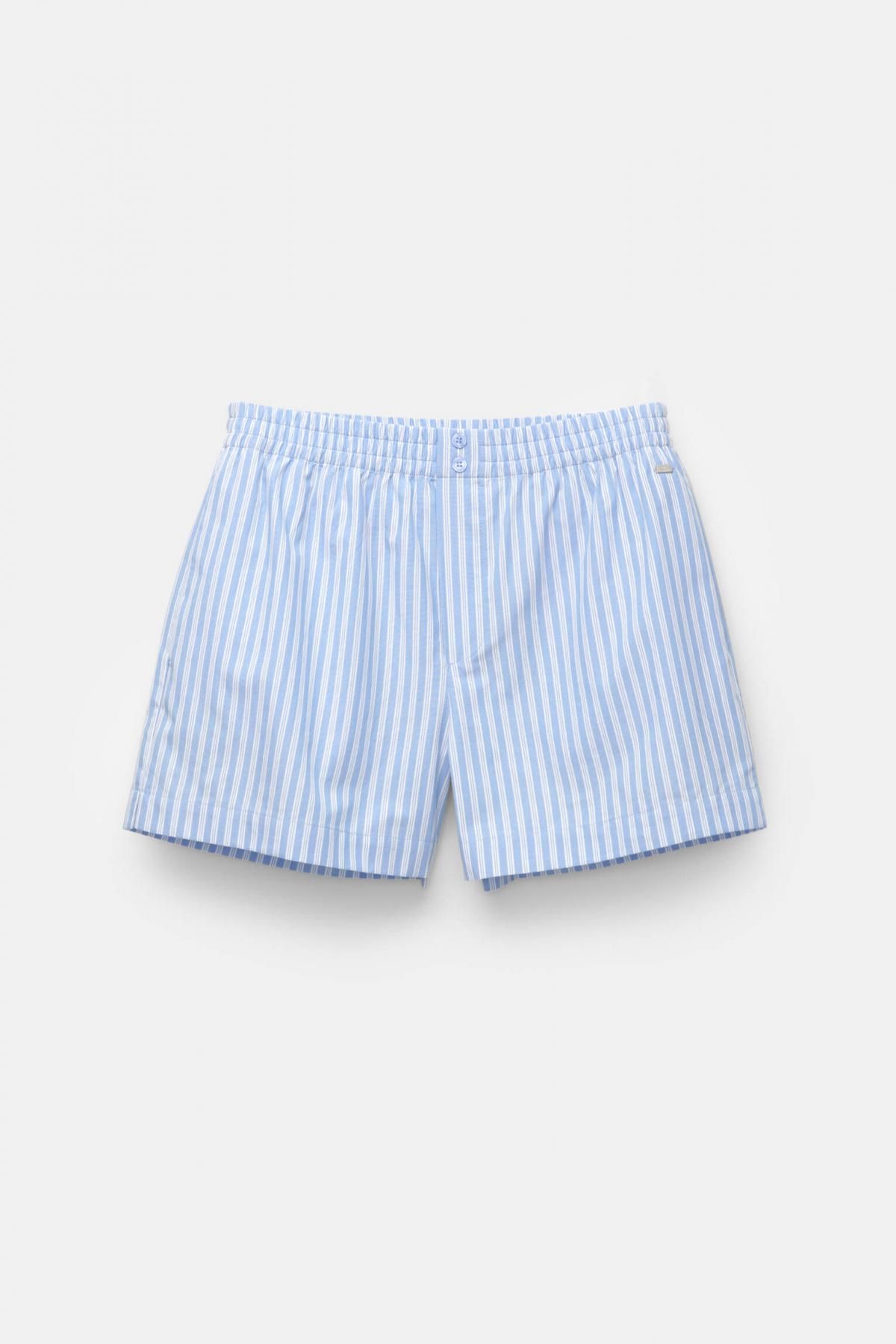 풀앤베어 스트라이프 포플린 밴딩 반바지 7693/358 BLUE - 상품 이미지