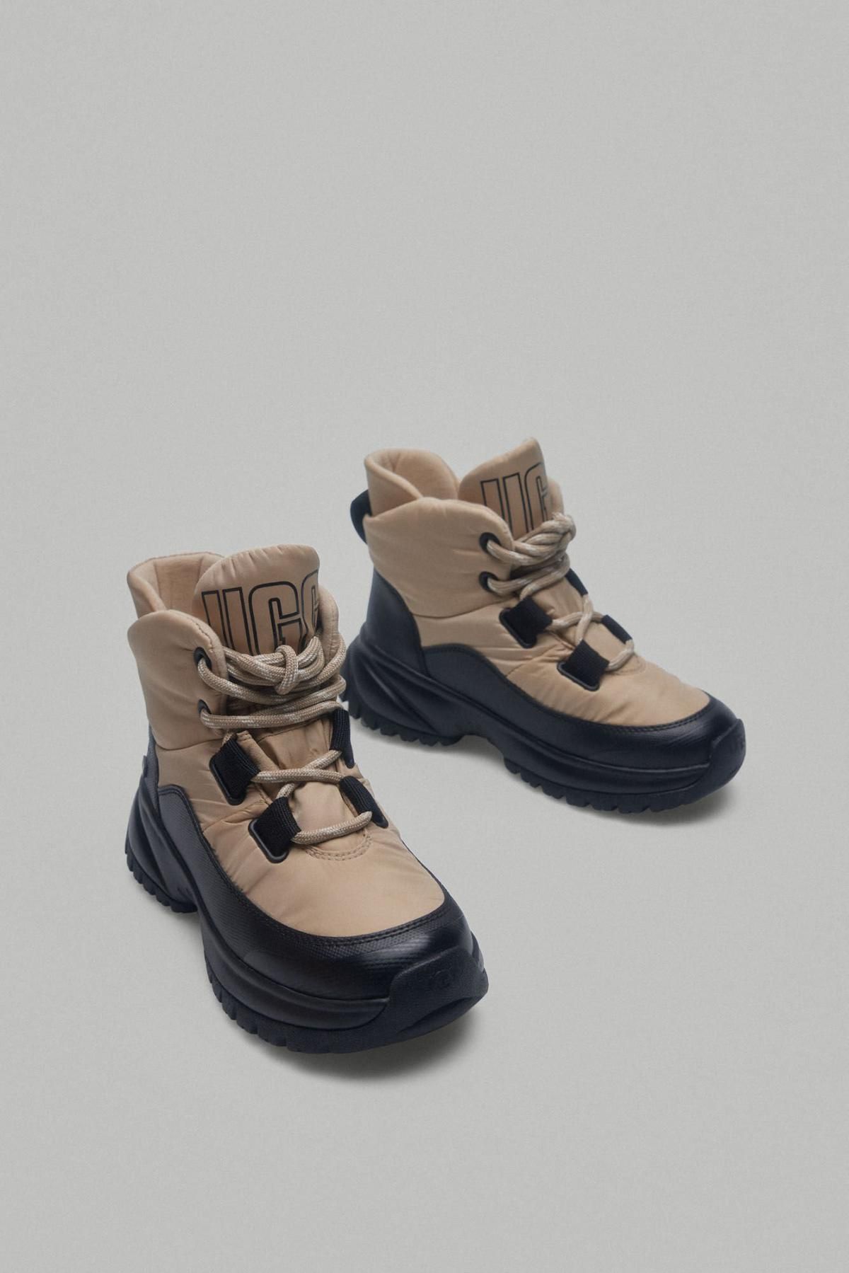어그 테크니컬 방수 미들 부츠 여성 리사이클 소재 드라이테크 UGG 3896318 BEIGE - 상세 이미지 4