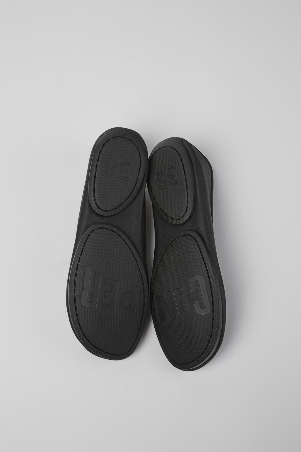 캠퍼 베이직 레더 발레리나 플랫 블랙 K200387-022 BLACK - 상세 이미지 5