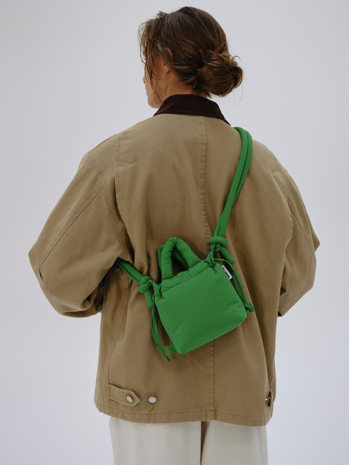 올랜드 미니멀 소프트 마이크로 크로스백 Micro Ona Soft Bag 49695772836175 GREEN - 상세 이미지 4