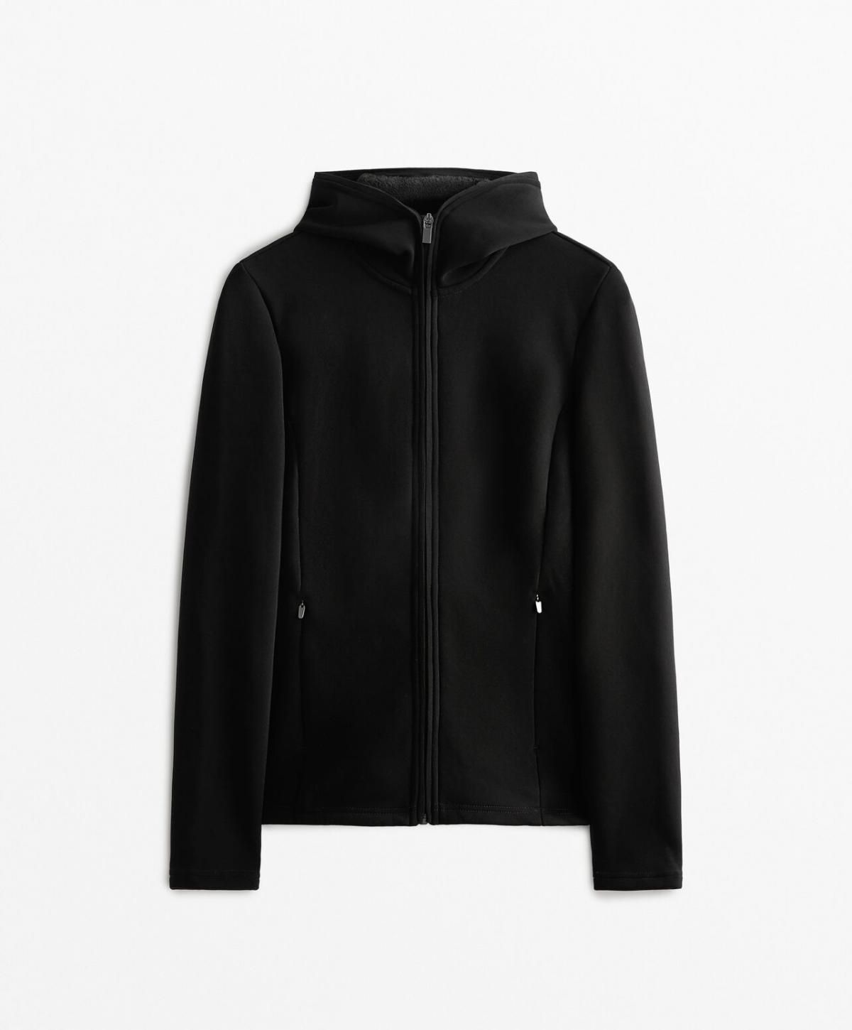오이쇼 테크니컬 후드 집업 SUPER EXTRA WARM 자켓 1635/628 BLACK - 메인 이미지