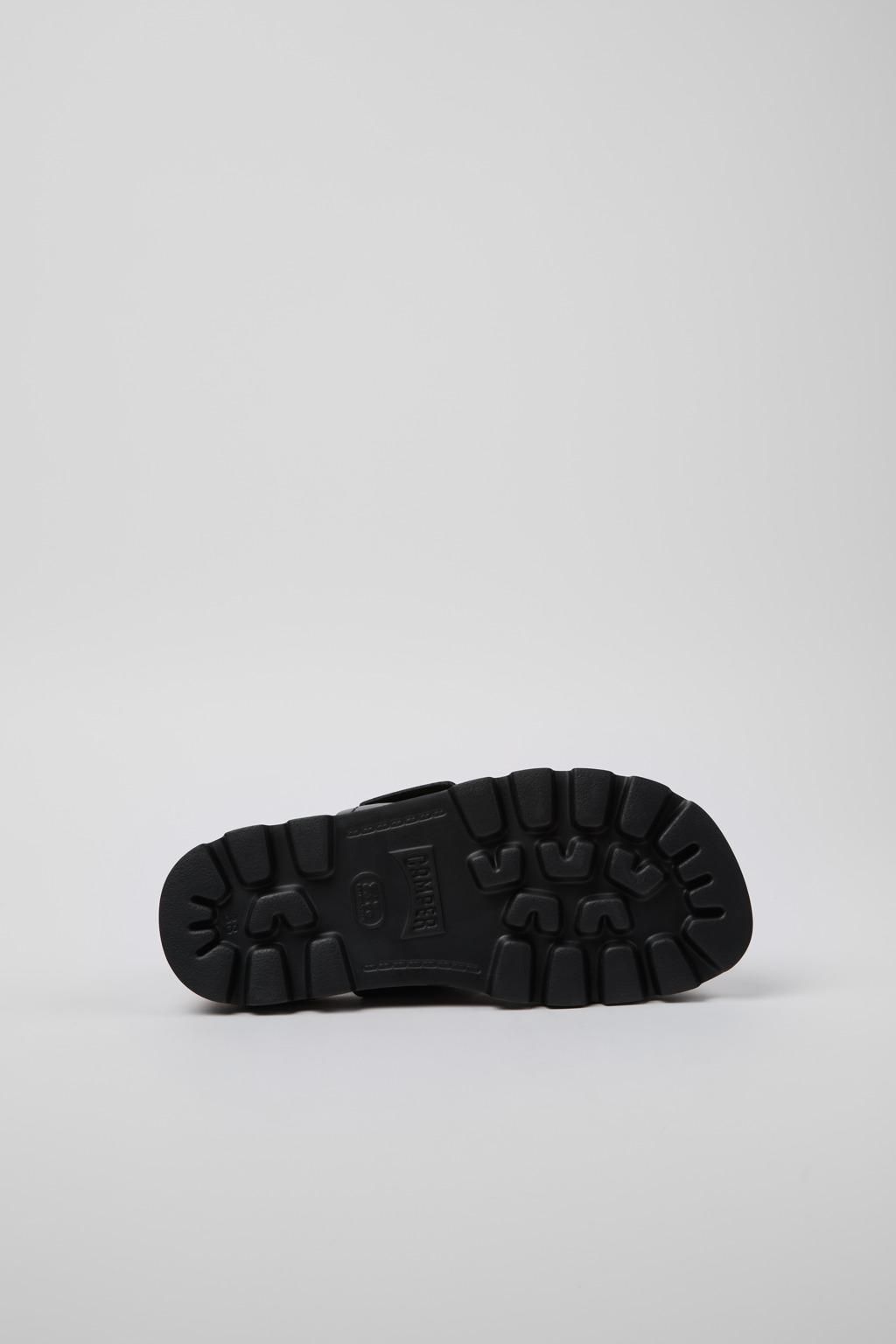 캠퍼 블랙 가죽 스트랩 샌들 Brutus K201323-013 BLACK - 상세 이미지 5