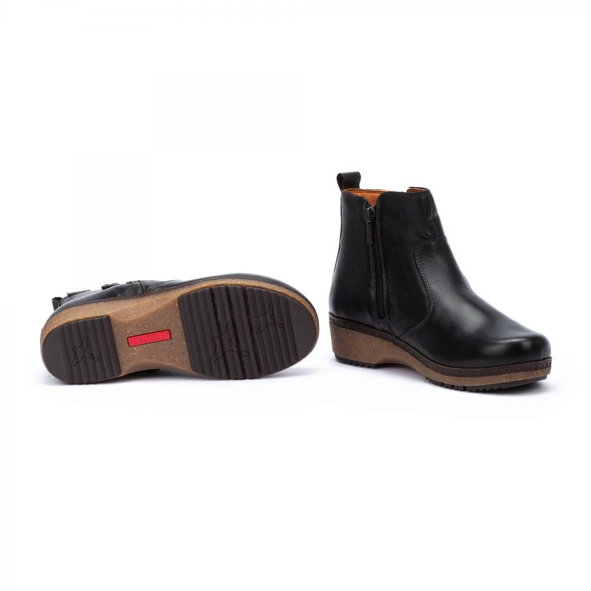 피콜리노스 컴포트 집업 앵클부츠 GRANADA W0W-8988 BLACK - 상세 이미지 5