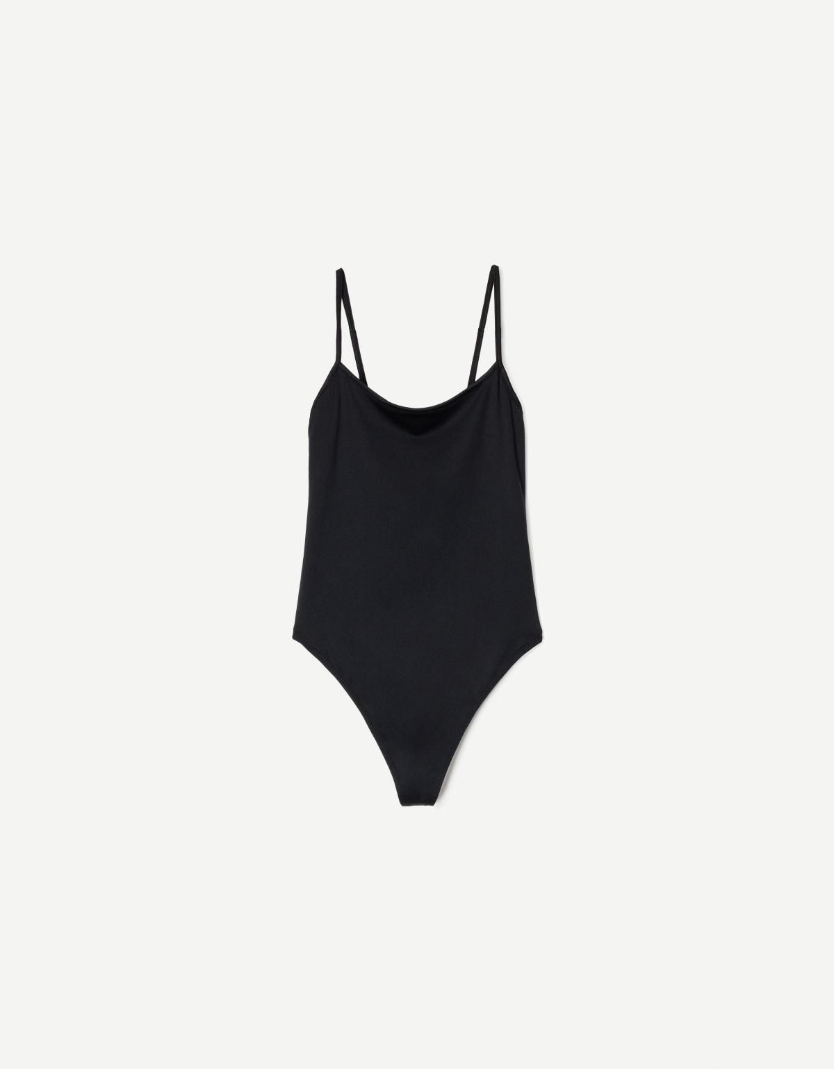 버쉬카 블랙 타이트 탱크 바디수트 3969/187 BLACK - 메인 이미지
