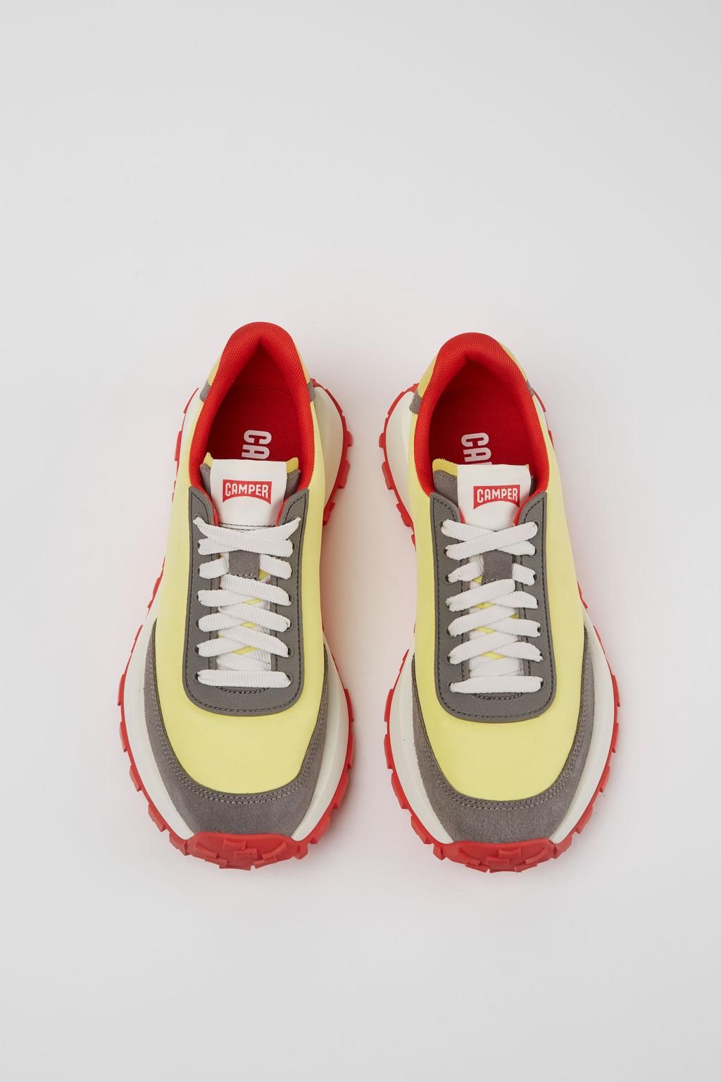 캠퍼 멀티컬러 테크니컬 스니커즈 Drift Trail VIBRAM K201462-001 YELLOW - 상세 이미지 4