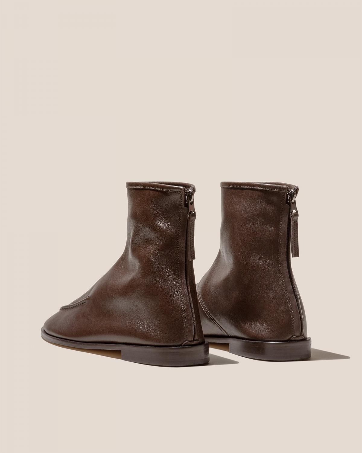 헤레우 JULIOL 프리미엄 소프트 레더 앵클 부츠 9032015184204 DARK BROWN - 상세 이미지 4