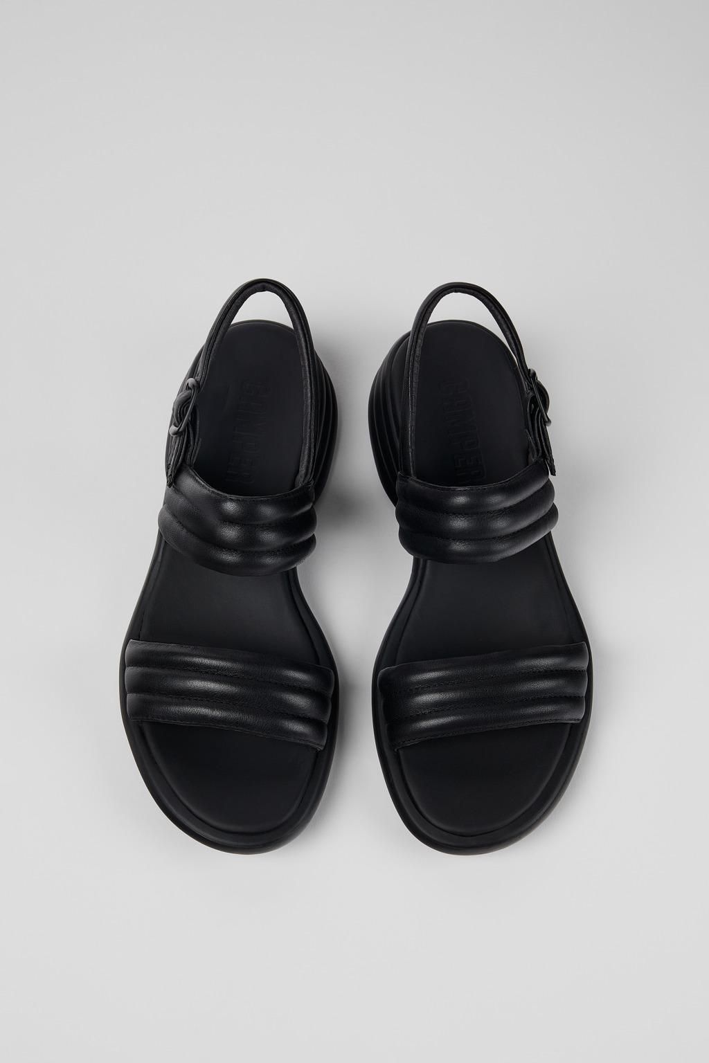 캠퍼 친환경 블랙 스트랩 샌들 Spiro K201599-001 BLACK - 상세 이미지 4