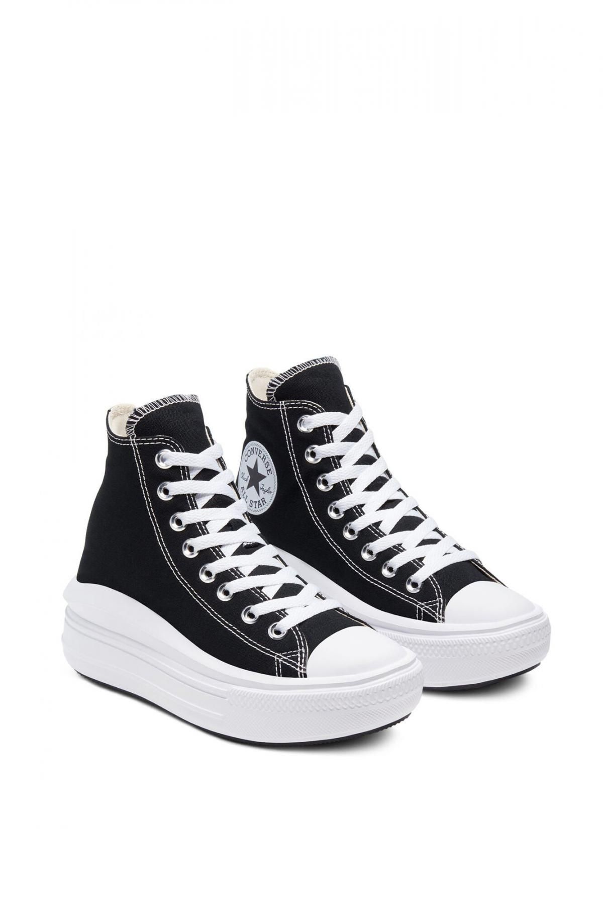 컨버스 플랫폼 하이탑 스니커즈 Converse Chuck Taylor All Star Move 9201705 NEGRO - 상세 이미지 2