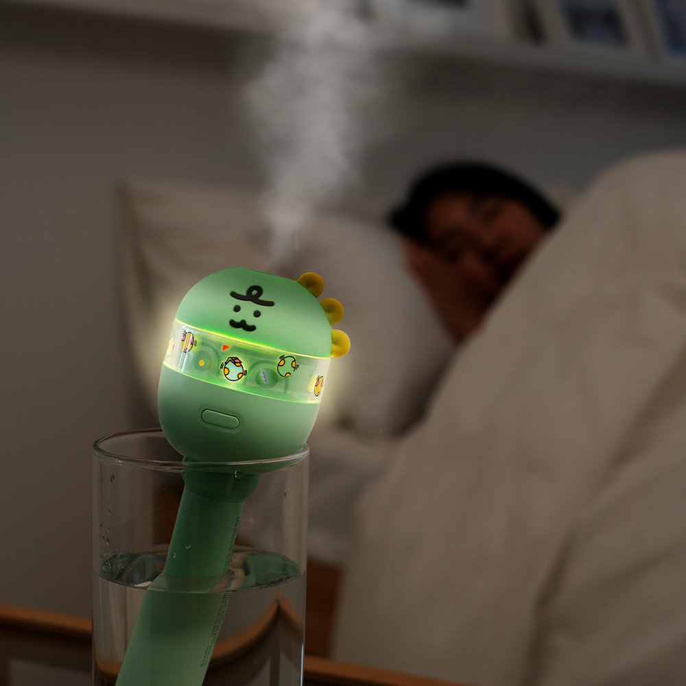 니니즈 쬬르디 아쿠아보틀 스틱형 무선 가습기 휴대용 탁상용 무드등 저소음 미니 가습기 이미지 6