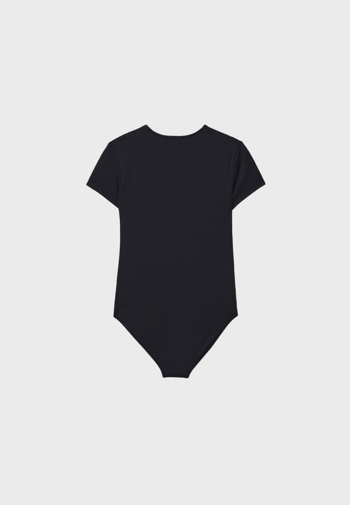 스트라디바리우스 테크니컬 폴리아미드 라운드넥 반팔 바디수트 7133/593 BLACK - 상세 이미지 2