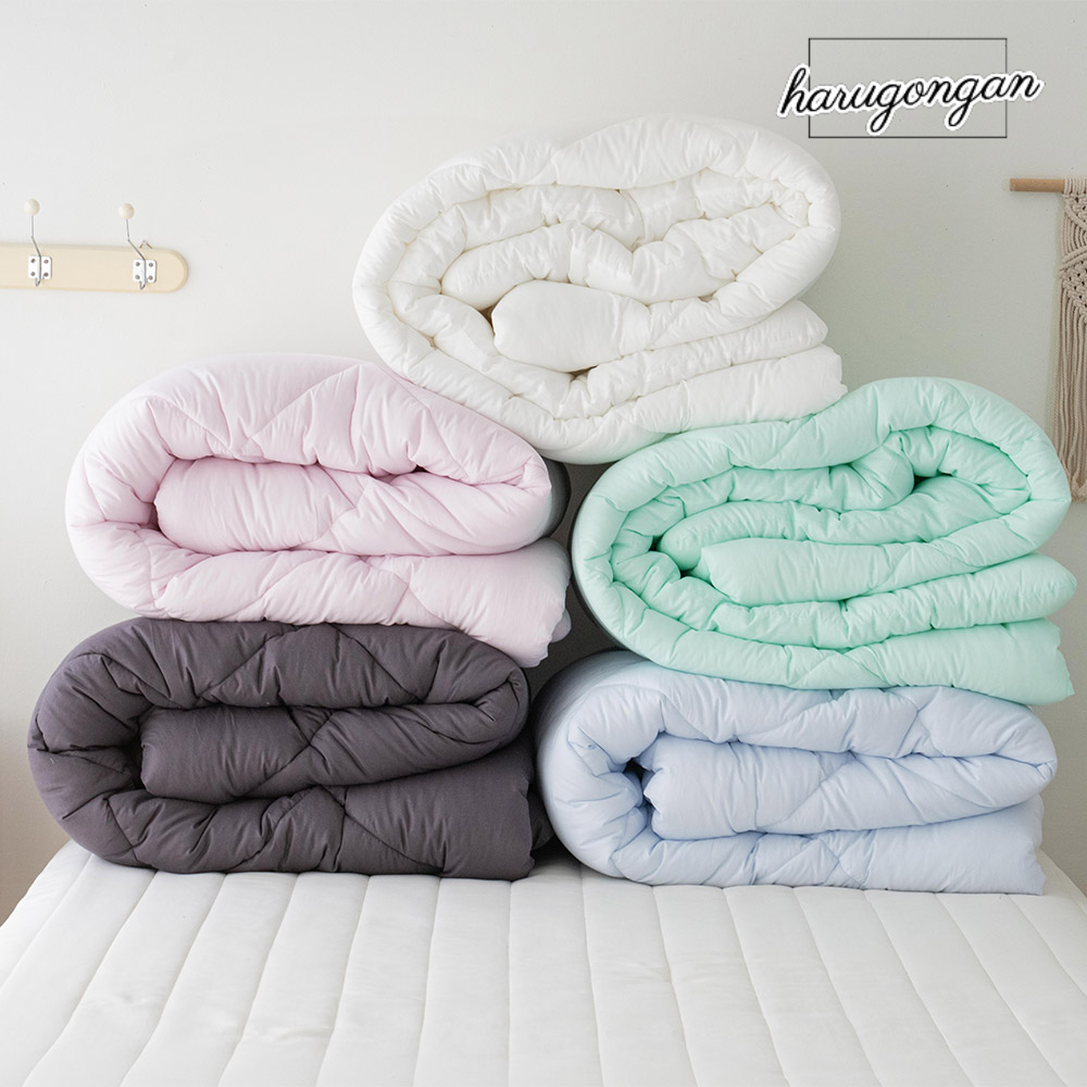 하루공간 몽글 60수 순면 차렵이불,베개커버,패드 세트-5가지컬러