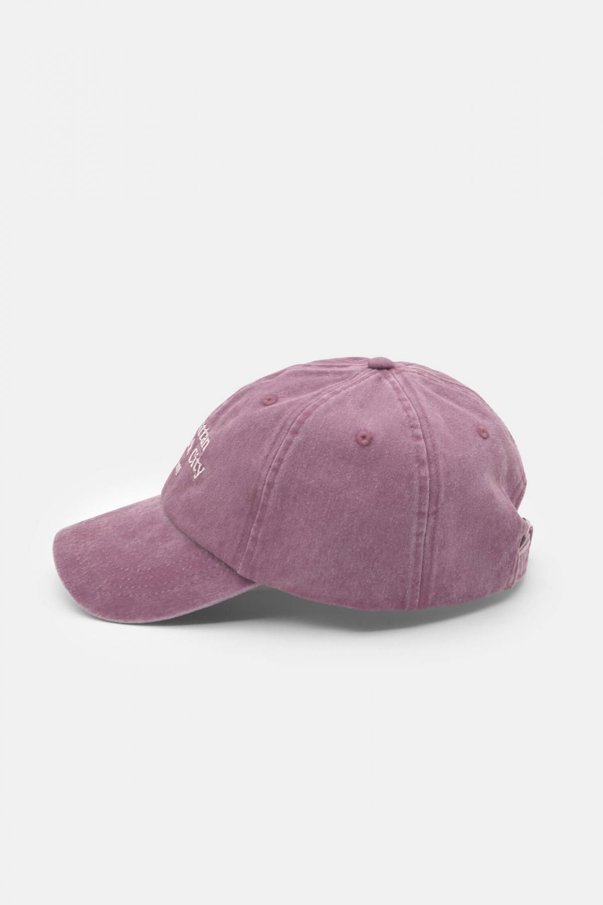 풀앤베어 빈티지 캡모자 Manhattan 자수 코튼 7930/304 LILAC PINK - 상세 이미지 3