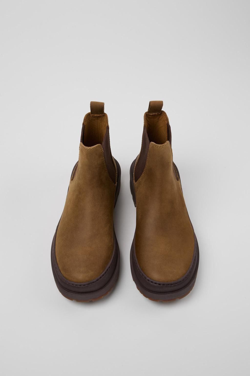 캠퍼 프리미엄 브라운 누벅 어반 앵클부츠 Brutus Trek K400646-014 BROWN - 상세 이미지 4
