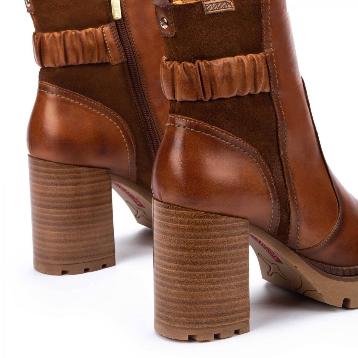 피콜리노스 프리미엄 청키힐 앵클부츠 CERVERA W1H-8579C1 BRANDY - 상세 이미지 3