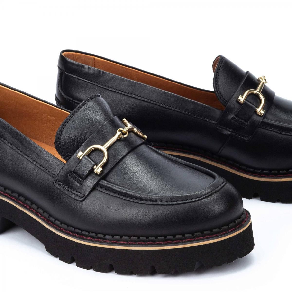 피콜리노스 트렌디 메탈릭 플랫폼 로퍼 VICAR W6S-3889 BLACK - 상세 이미지 3