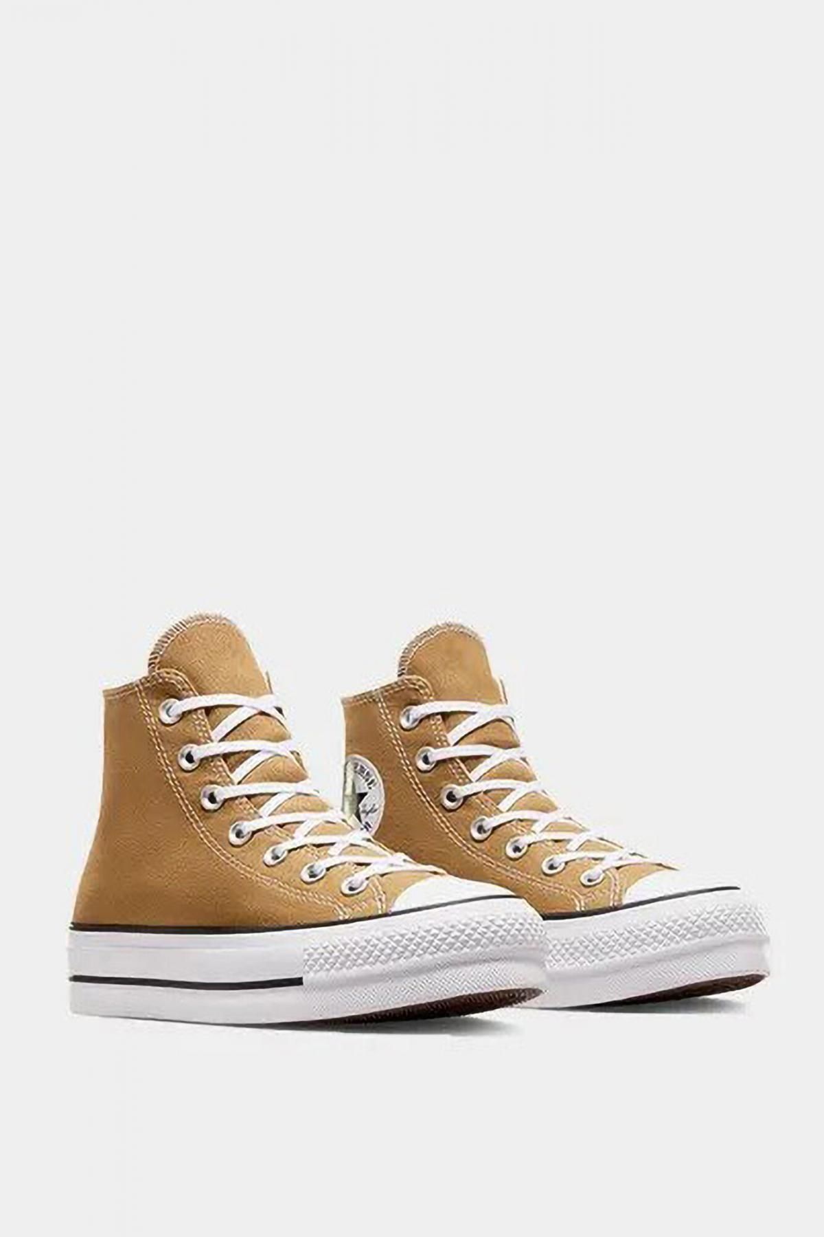 컨버스 플랫폼 하이탑 캔버스 스니커즈 Chuck Taylor All Star 9202075 BEIGE - 상세 이미지 2