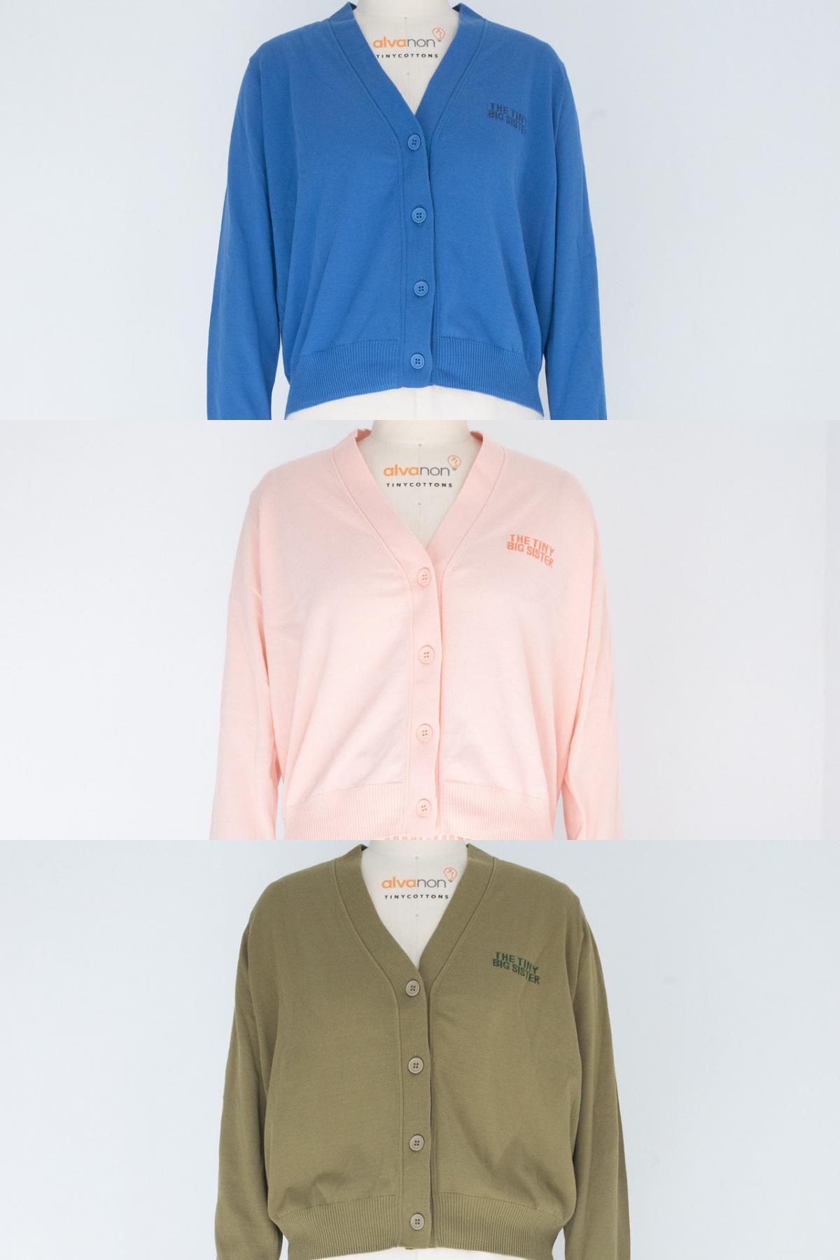 타이니코튼 라이트핑크 크롭 브이넥 카디건 라라 SS25-775N08 ONE COLOR - 상세 이미지 3