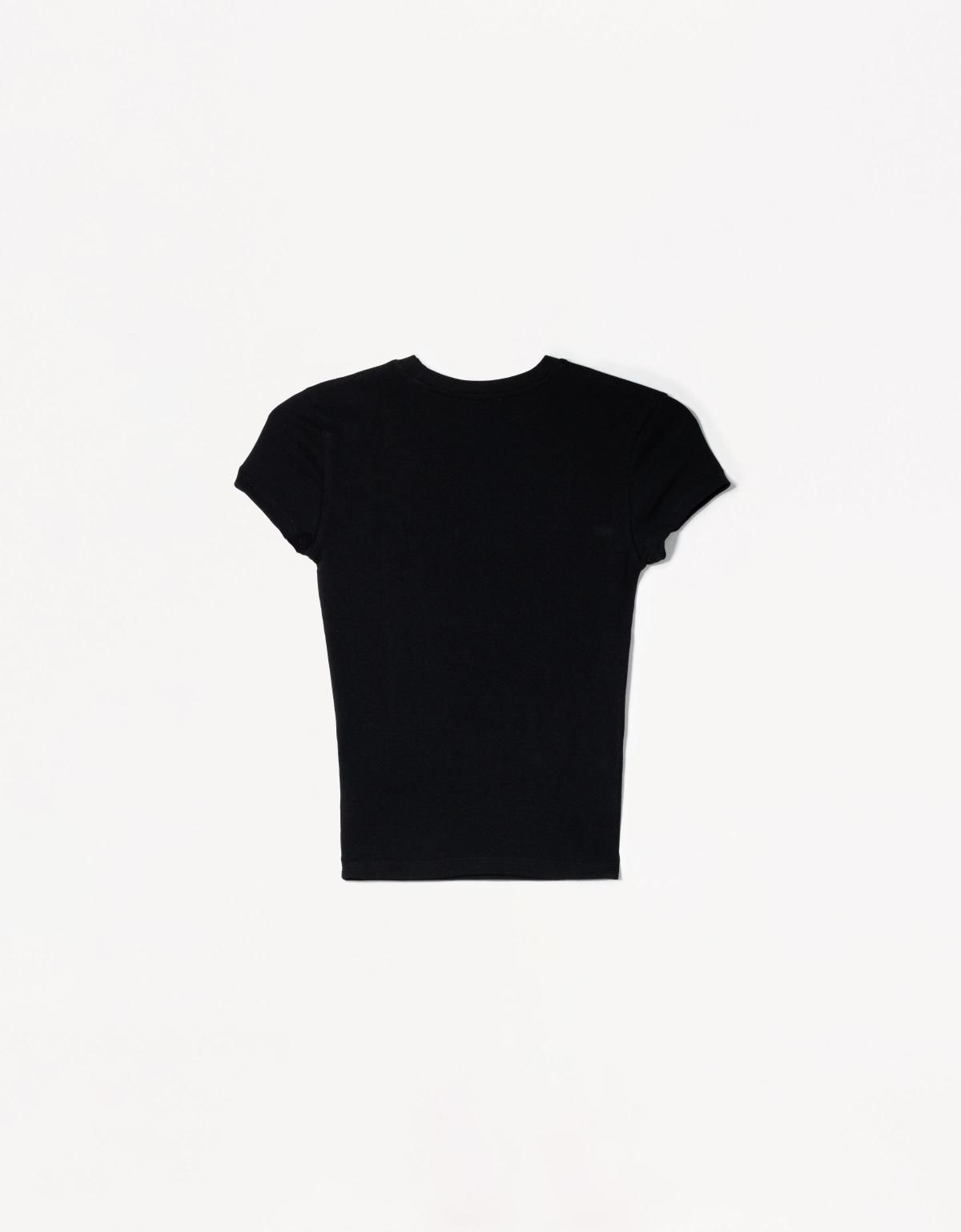 버쉬카 반팔 크루넥 티셔츠 2666/152 BLACK - 상세 이미지 5