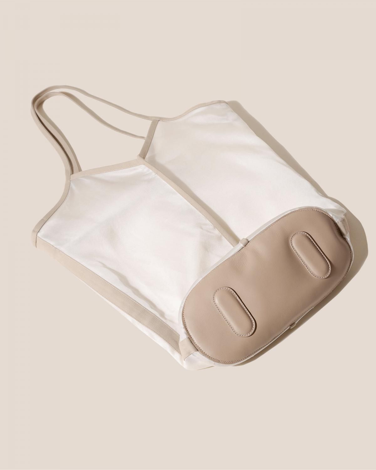 헤레우 CALELLA 스몰 실크 토트백 14750777147724 CREAM - 상세 이미지 2