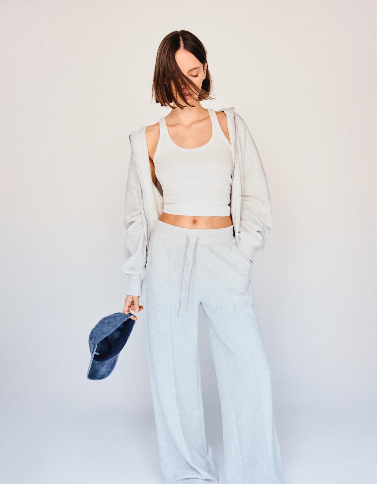 버쉬카 소프트 터치 와이드 팬츠 5096/727 GREY - 상세 이미지 3