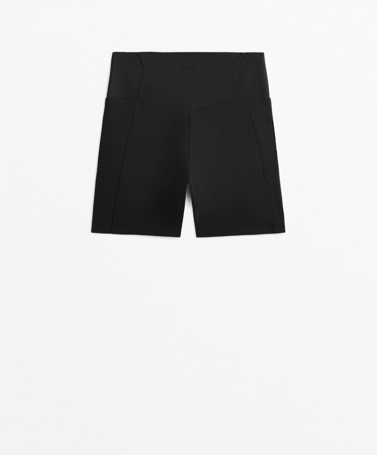오이쇼 테크니컬 하이웨이스트 10cm 컴프레시브 포켓 핫팬츠 3253/254 BLACK - 상품 이미지