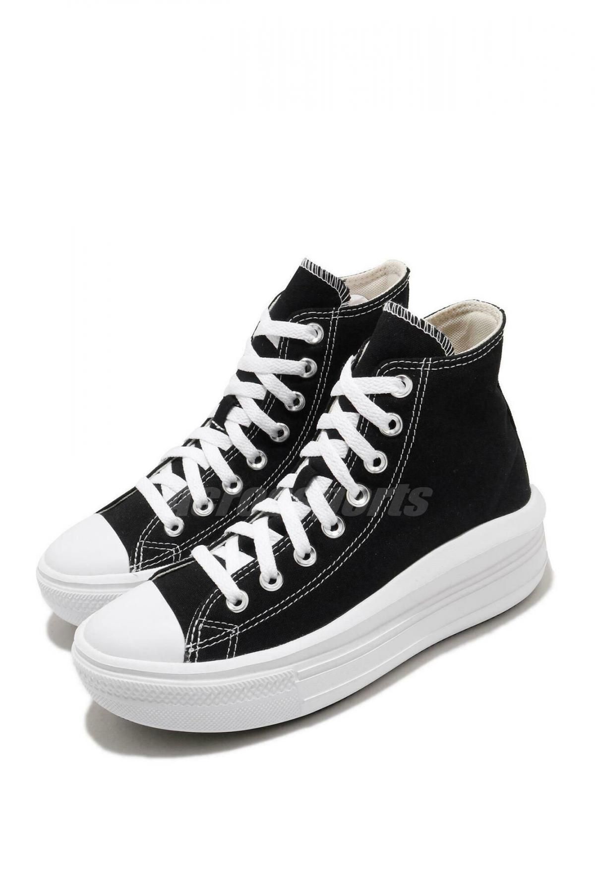 컨버스 플랫폼 하이탑 스니커즈 Converse Chuck Taylor All Star Move 9201705 NEGRO - 상세 이미지 3