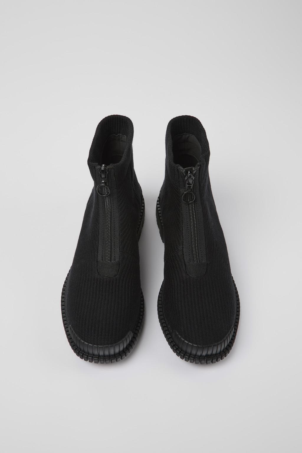 캠퍼 테크니컬 친환경 블랙 텐셀 라이오셀 여성 앵클부츠 K400356-017 BLACK - 상세 이미지 4